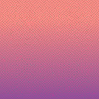 A maze generated using the "10 print" method with thin light blue maze lines and a backgound that transitions from pink to purple top to bottom.